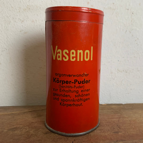 Vintage Blechdose Vasenol