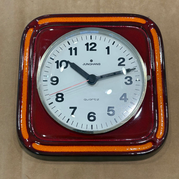 Keramik Wanduhr von Junghans