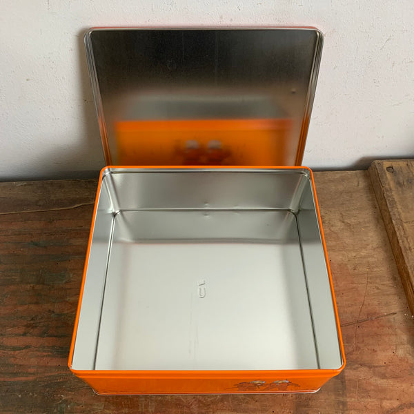 Vintage Blechdose Tim und Struppi Reiseziel Mond X-FLR 6