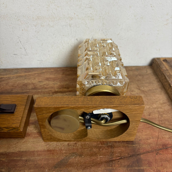 2 vintage Nachttisch Lampen