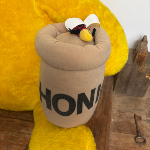 Vintage Winnie the Pooh Bär XL Plüsch Figur