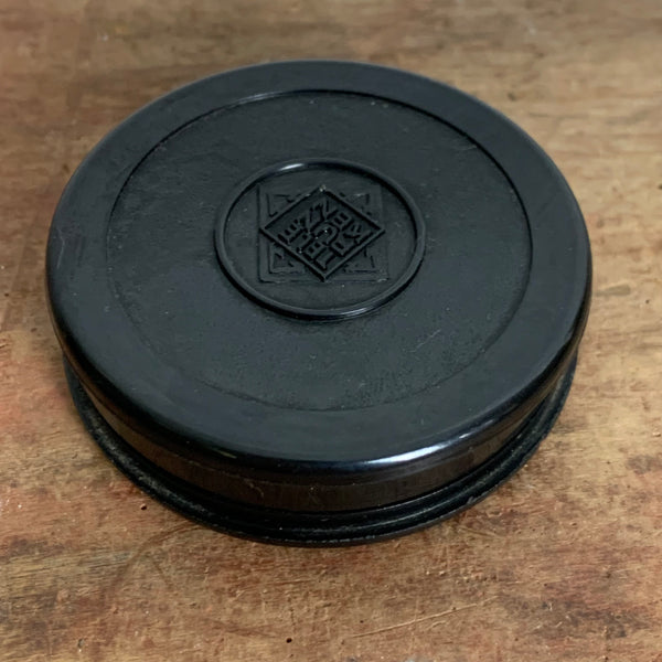 Vintage Bakelit Dose für Grammophonnadeln von Telefunken Stalit