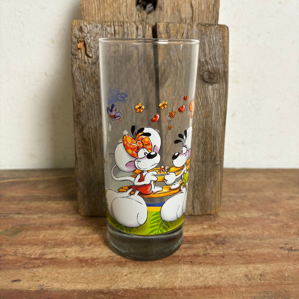 Vintage Diddl Trinkglas OVP