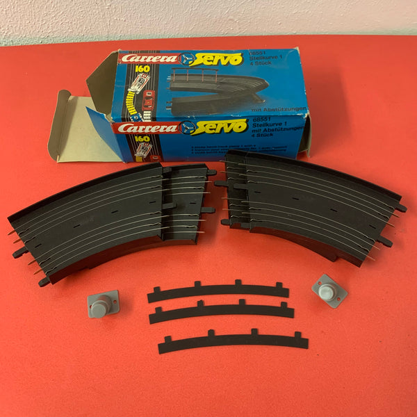 Carrera Servo 160 Steilkurve 1 4 Stück 68551