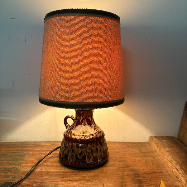 Vintage Keramik Lampe von Pan