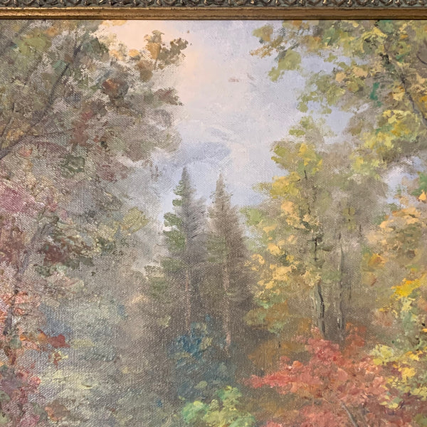 Ölgemälde Wald von Rudofsky