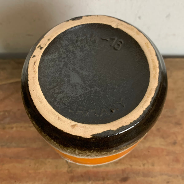 Vintage Keramik Vase 414-16 von Scheurich