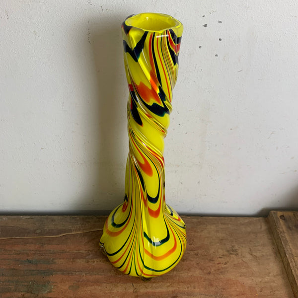 Vintage Pop Art Glas Vase aus Murano