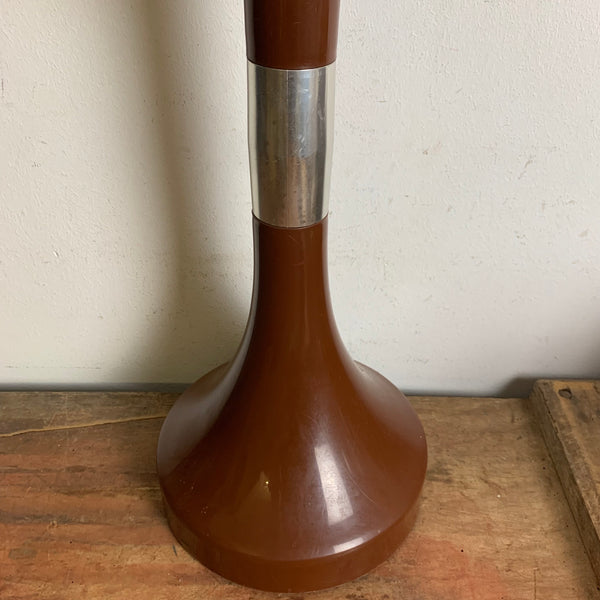 Italienischer Mid-Century Standaschenbecher braun
