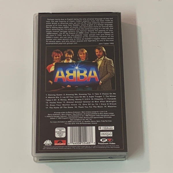 VHS Video Kassette ABBA Gold Geatest Hits