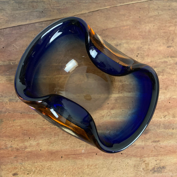 Zweifarbiger Murano Aschenbecher