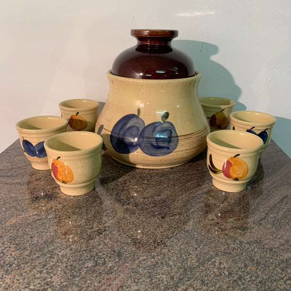 Vintage Keramik Bowle Service