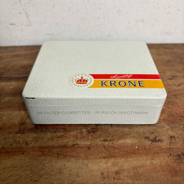 Vintage Blechdose Krone Cigaretten