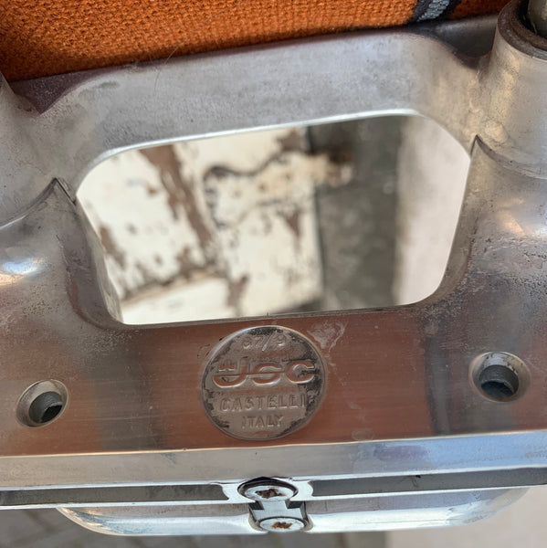 Vintage DSC 106 Stuhl mit Armlehnen von Giancarlo Piretti für Castelli