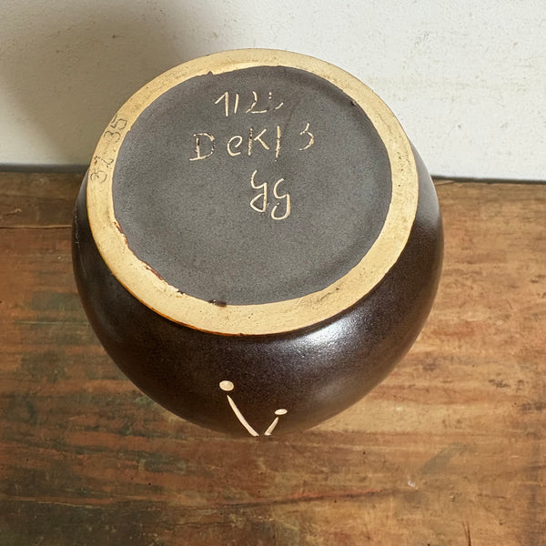 Vintage Keramik Vase von Piesche und Reif