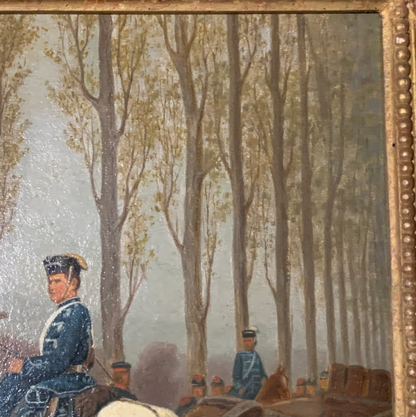 Ölgemälde Deutsch Französischer Krieg 1870/71 von H. Reinecke