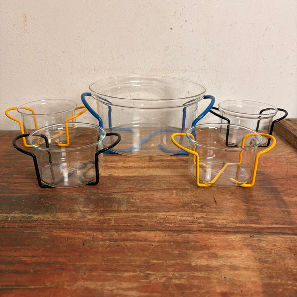 Vintage Hot Pot feuerfest Glas Schalen Auflaufform von C. Jörgensen für Bodum