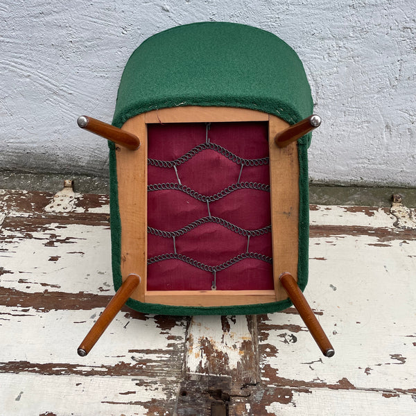 Mid Century Cocktailsessel in grün