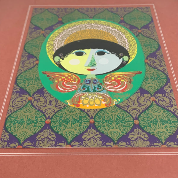 Vintage Bild Kunst von Björn Wiinblad