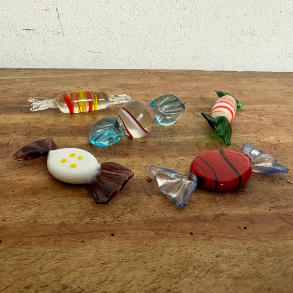 5 vintage Murano Glas Bonbon