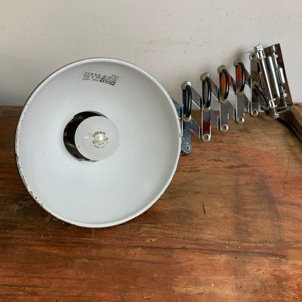 Vintage Akkordeon Scherenlampe von Ikea