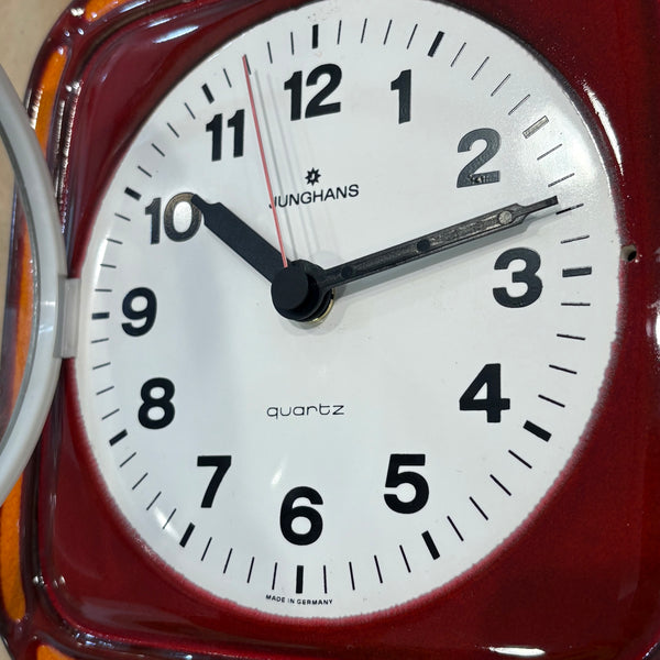 Keramik Wanduhr von Junghans