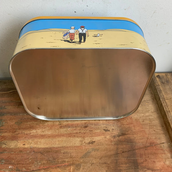 Vintage Blechdose Tim und Struppi Die Krabbe mit der goldenen Schere