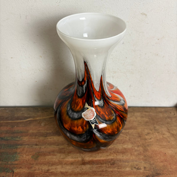 Opaline Florence Vase von Vetreria Barieri