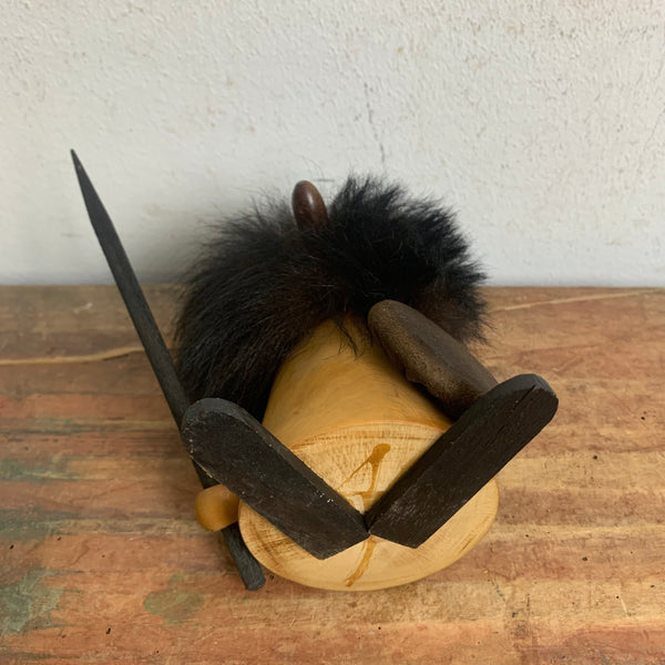Vintage Mid Century Wikinger Figur skandinavisches Design