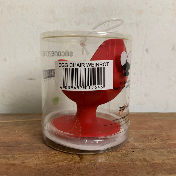 Egg Chair von Anima Dinamica Eierbecher weinrot