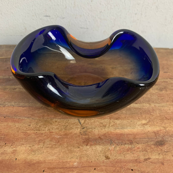 Zweifarbiger Murano Aschenbecher