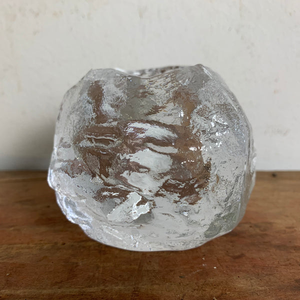 Teelichthalter Snowball von Ann Wärff für Kosta Boda