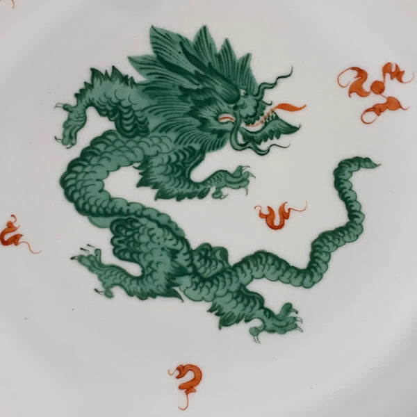 Teller Grüner Ming Drache
