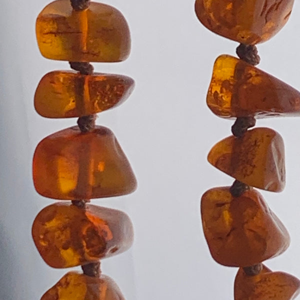 Vintage echte Bernstein Kette Ostseeschmuck