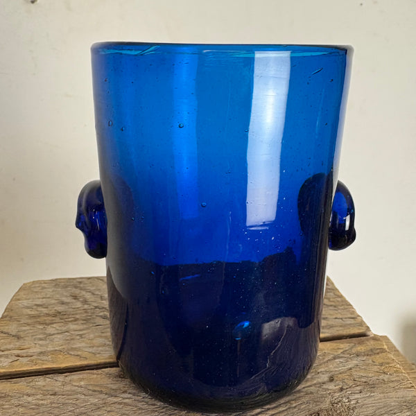 Vintage italienische Design Glas Vase