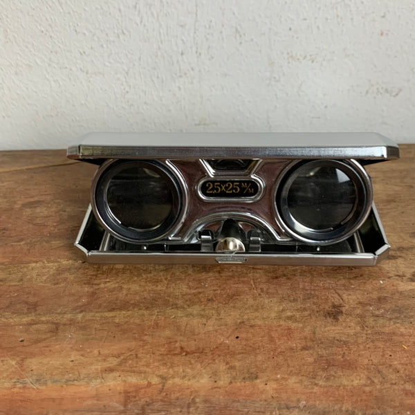 Vintage faltbares Opernglas Folding Opera Glass OVP