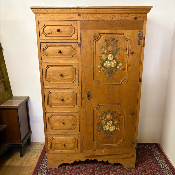 Antiker Barock Bauernschrank Brotschrank