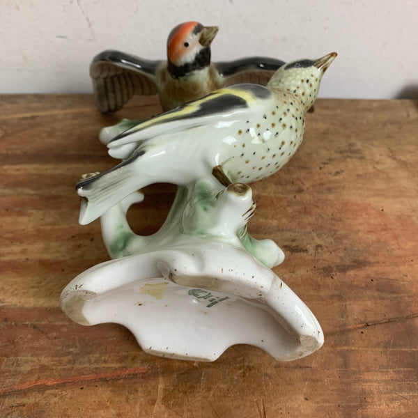 Vintage Vogelpaar Stieglitz von Gerold Porzellan