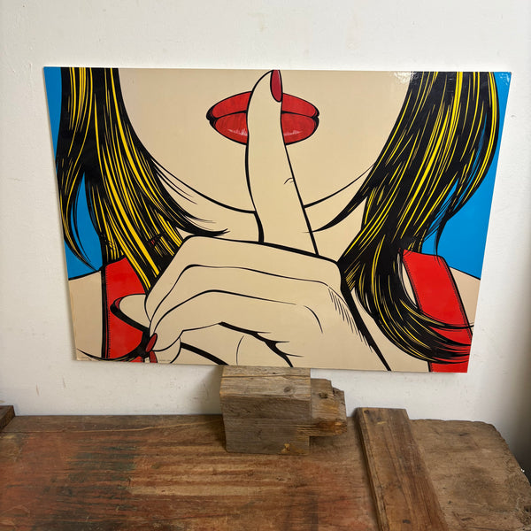 Pop Art Bild Ssshh! von Deborah Azzopardi für Ikea