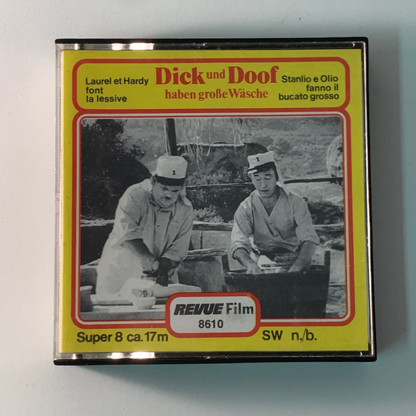 Dick und Doof haben große Wäsche Super 8 Film