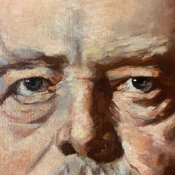 Ölgemälde Portrait Otto von Bismarck von John Klopper
