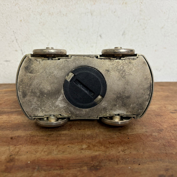 Vintage versilberte VW Käfer Spardose
