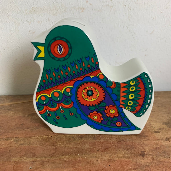 Vintage Spardose Vogel Sparkasse