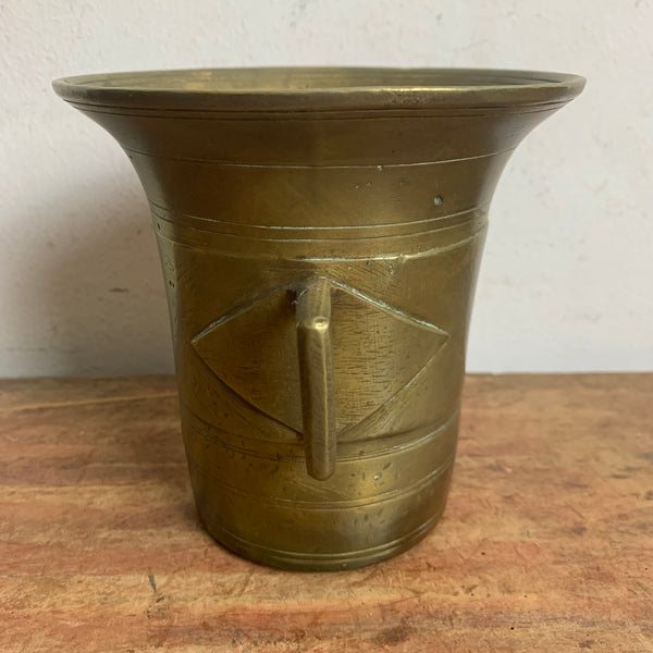 Vintage Apotheker Möser aus Messing