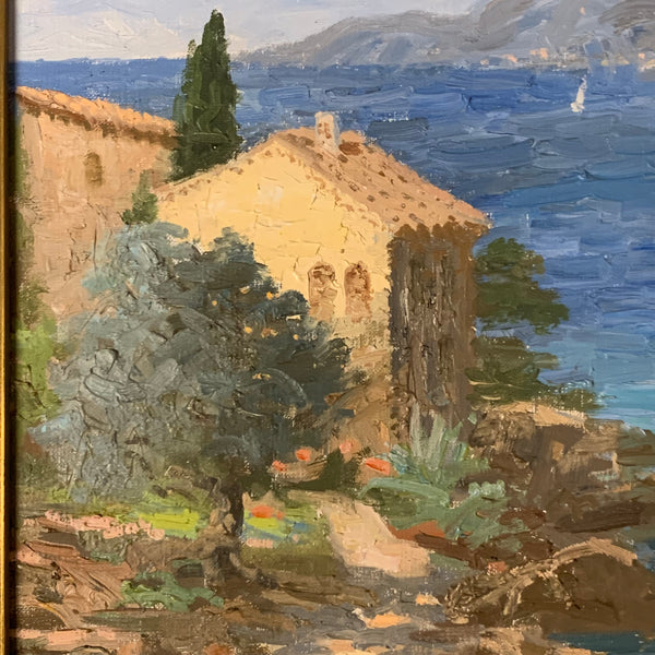 Ölgemälde Côte d‘Azur von Lucien Chanay