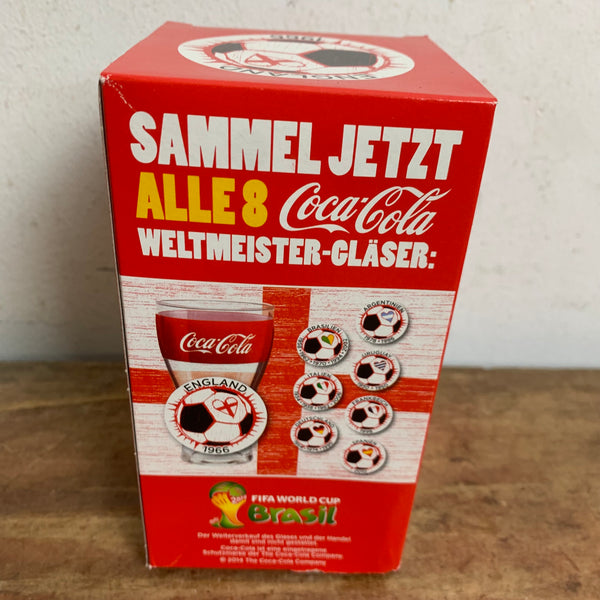 Coca-Cola Weltmeister Glas Nr. 6 England