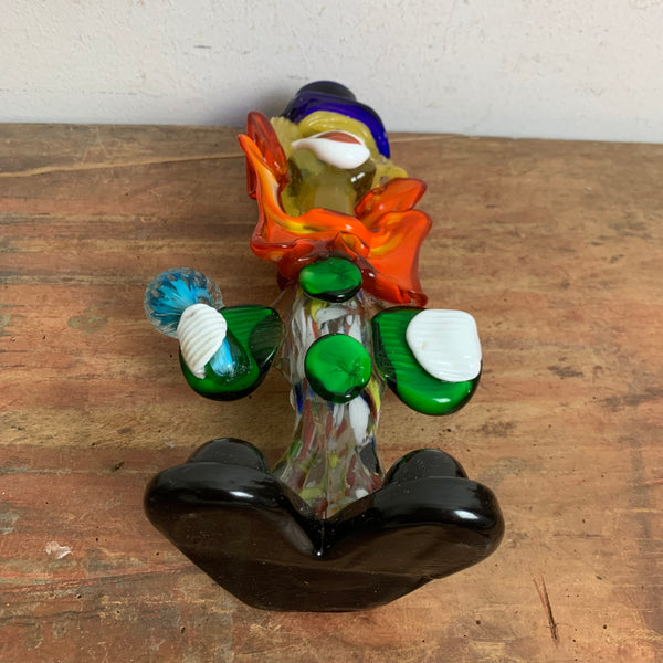 Vintage Murano Glas Skulptur Clown