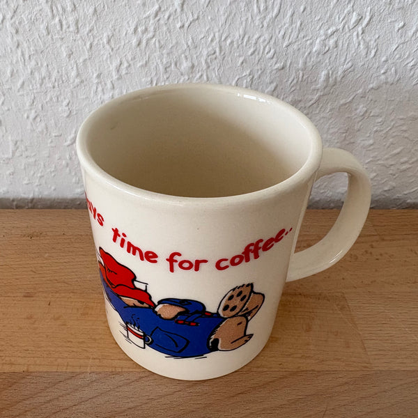 Vintage Paddington Bär Tasse Motiv It‘s always time for Coffee von Staffordshire