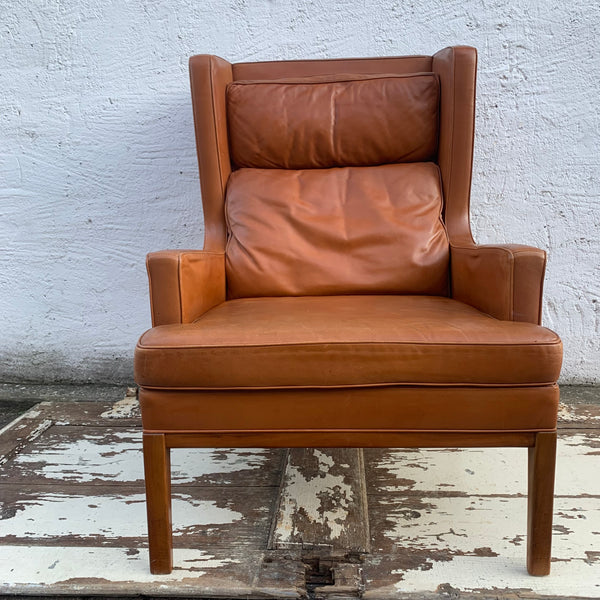 Vintage Design Ohrensessel von Børge Mogensen für Fredericia