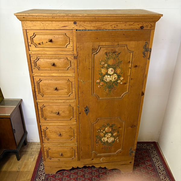 Antiker Barock Bauernschrank Brotschrank